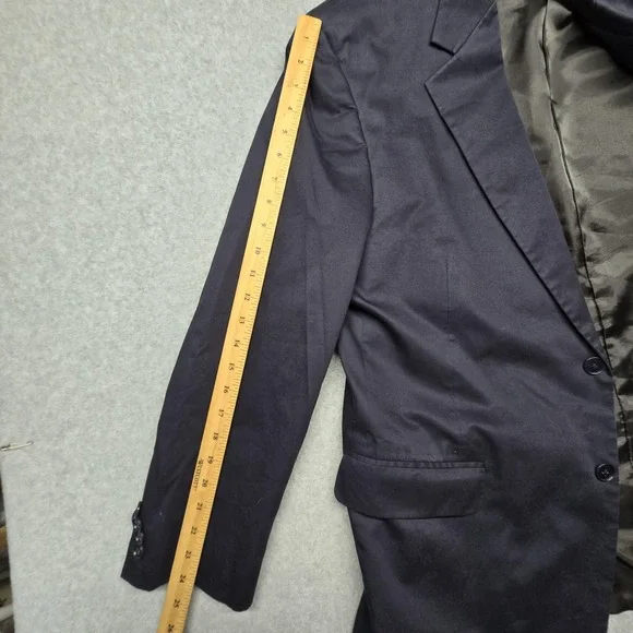 Haspel Blazer Mens 48R Navy Blue Nicholas Suit Cotton Two Button Jacket‎